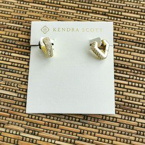 Kendra Scott Demi Gold in Huggie Earrings
